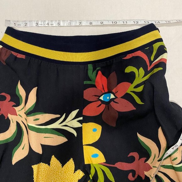 Farm Rio Calla Flare Retro Floral Pants‎ Size S - Picture 10 of 14